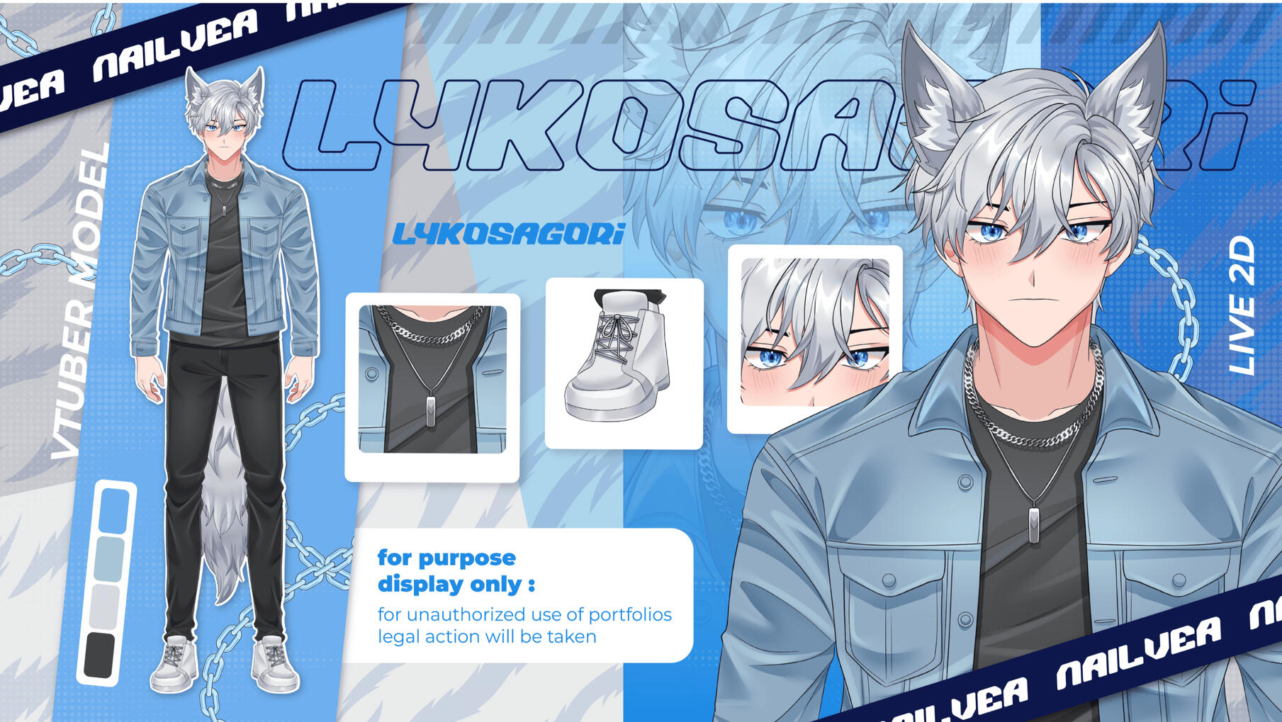 VTuber Fullbody High Detailing - Lykosa